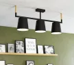 EGLO 43611 LACEY beltéri mennyezeti lámpa, fekete, barna színben, E27 foglalattal, max 3X40W teljesítmény, IP20 védelemmel, 2 év garanciával ( EGLO 43611 )