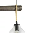 EGLO 43618 RODING beltéri függeszték, fekete, barna színben, E27 foglalattal, max 3X40W teljesítmény, IP20 védelemmel, 2 év garanciával ( EGLO 43618 )