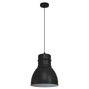   EGLO 43622 EBURY beltéri függeszték, szürke, fehér színben, E27 foglalattal, max 1X60W teljesítmény, IP20 védelemmel, 2 év garanciával ( EGLO 43622 )