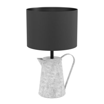   EGLO 43642 KENSAL beltéri asztali lámpa, szürke, fekete színben, E27 foglalattal, max 1X40W teljesítmény, IP20 védelemmel, 2 év garanciával ( EGLO 43642 )