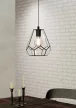 EGLO 43643 MARDYKE beltéri függeszték, fekete színben, E27 foglalattal, max 1X40W teljesítmény, IP20 védelemmel, 2 év garanciával ( EGLO 43643 )