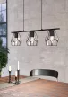 EGLO 43644 MARDYKE beltéri függeszték, fekete színben, E27 foglalattal, max 3X40W teljesítmény, IP20 védelemmel, 2 év garanciával ( EGLO 43644 )