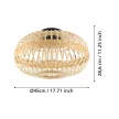 EGLO 43723 AMSFIELD beltéri mennyezeti lámpa, fekete színben, E27 foglalat, max 1X40W teljesítmény, 2 év garanciával ( EGLO 43723 )