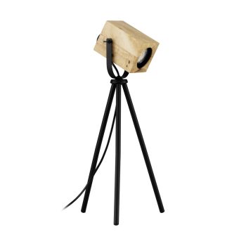   EGLO 43749 AYLES beltéri asztali lámpa, fekete színben, GU10 foglalattal, max 1X3W teljesítmény, IP20 védelemmel, 2 év garanciával ( EGLO 43749 )