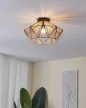 EGLO 43775 ADWICKLE beltéri mennyezeti lámpa, fekete színben, E27 foglalattal, max 1X40W teljesítmény, IP20 védelemmel, 2 év garanciával ( EGLO 43775 )