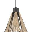EGLO 43776 ADWICKLE beltéri függeszték, fekete színben, E27 foglalattal, max 1X40W teljesítmény, IP20 védelemmel, 2 év garanciával ( EGLO 43776 )