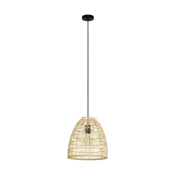   EGLO 43866 AYESGARTH beltéri függeszték, fekete színben, E27 foglalattal, max 1X40W teljesítmény, IP20 védelemmel, 2 év garanciával ( EGLO 43866 )