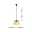 EGLO 43873 GLYNEATH beltéri függeszték, fekete színben, E27 foglalattal, max 1X40W teljesítmény, IP20 védelemmel, 2 év garanciával ( EGLO 43873 )
