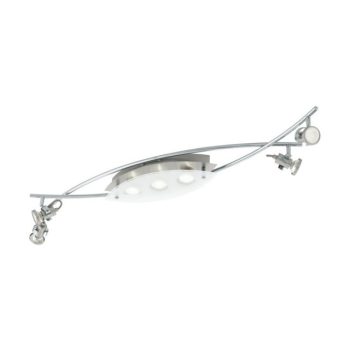   EGLO 75295 TUKON 3 spot lámpa, matt nikkel, króm színben, MAX 7X3,3W teljesítménnyel, GU10 foglalattal, kapcsoló nélkül, IP20 védettséggel ( EGLO 75295 )