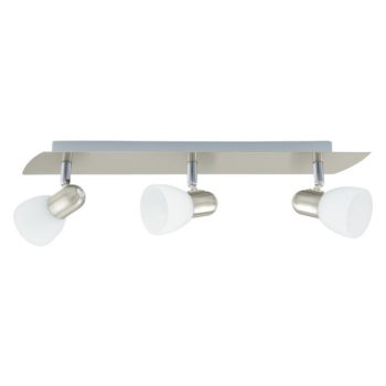   EGLO 75375 ENEA-C spot lámpa, matt nikkel színben, MAX 3X4W teljesítménnyel, E14 foglalattal, kapcsoló nélkül, távirányító tartozék ( EGLO 75375 )