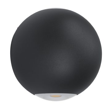   EGLO 75547 ABUGO kültéri fali lámpa, fekete színben, 480lm, 2X3,5W teljesítménnyel, IP54 védelemmel, 3000K, 2 év garanciával ( EGLO 75547 )