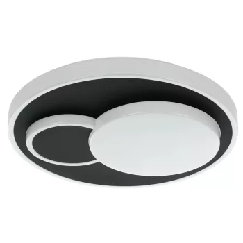   EGLO 75665 LEPRESO beltéri mennyezeti lámpa, fehér, fekete színben, 2300lm, 19,5W teljesítménnyel, IP20 védelemmel, 3000K, 2 év garanciával ( EGLO 75665 )