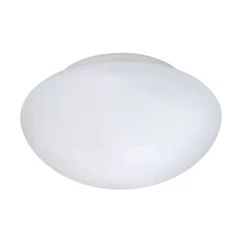   EGLO 81635 ELLA, beltéri fali-mennyezeti lámpa, E27 foglalattal, MAX 1X60W teljesítménnyel, fehér / acél lámpatest, IP20, fehér / opál üveg búrával, kapcsoló nélkül