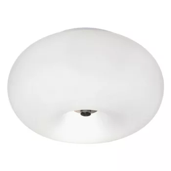   EGLO 86811 OPTICA, beltéri fali-mennyezeti lámpa, E27 foglalattal, MAX 2X60W teljesítménnyel, matt nikkel / acél lámpatest, IP20, fehér / opál üveg búrával, kapcsoló nélkül