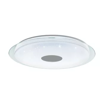   EGLO 900006 LANCIANO-Z beltéri mennyezeti lámpa, fehér, átlátszó színben, 5350lm, 38,1W teljesítménnyel, IP20 védelemmel, 2700K-6500K, 5 év garanciával ( EGLO 900006 )