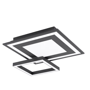   EGLO 900025 SAVATARILA-Z beltéri mennyezeti lámpa, fekete színben, 1320, 1280lm, 4X2,7W teljesítménnyel, IP20 védelemmel, 2700K-6500K, 5 év garanciával ( EGLO 900025 )