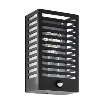   EGLO 900137 ALAMONTE 3 kültéri fali lámpa, fekete színben, E27 foglalattal, max 1X60W teljesítmény, IP44 védelemmel, 2 év garanciával ( EGLO 900137 )