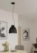 EGLO 900158 CAMASCA beltéri függeszték, fekete színben, E27 foglalattal, max 1X40W teljesítmény, IP20 védelemmel, 2 év garanciával ( EGLO 900158 )
