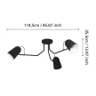 EGLO 900188 LORETO beltéri mennyezeti lámpa, fekete, fehér színben, E27 foglalattal, max 3X25W teljesítmény, IP20 védelemmel, 2 év garanciával ( EGLO 900188 )