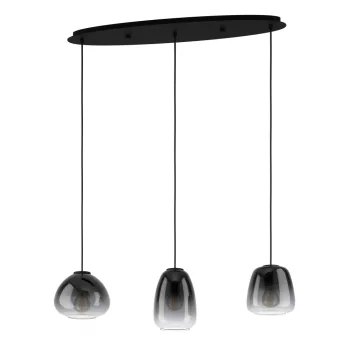   EGLO 900195 AGUILARES beltéri függeszték, fekete színben, E27 foglalat, max 3X40W teljesítmény, 2 év garanciával ( EGLO 900195 )