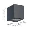 EGLO 900275 JABAGA kültéri fali lámpa, fekete színben, GU10 foglalattal, max 1X4,6W teljesítmény, IP44 védelemmel, 2 év garanciával ( EGLO 900275 )