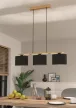 EGLO 900313 CASTRALVO beltéri függeszték, barna színben, E27 foglalattal, max 3X40W teljesítmény, IP20 védelemmel, 2 év garanciával ( EGLO 900313 )
