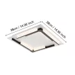 EGLO 900329 ZAMPOTE beltéri mennyezeti lámpa, fehér, fekete színben, 3300lm, 25W teljesítménnyel, IP20 védelemmel, 3000K, garanciával ( EGLO 900329 )