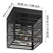 EGLO 900355 PIEDRITAS beltéri mennyezeti lámpa, fekete színben, E27 foglalattal, max 1X40W teljesítmény, IP20 védelemmel, 2 év garanciával ( EGLO 900355 )