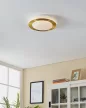 EGLO 900369 LED CARPI beltéri mennyezeti lámpa, csiszolt réz, fehér színben, 1110lm, 3X3,6W teljesítménnyel, IP44 védelemmel, 3000K, 5 év garanciával ( EGLO 900369 )