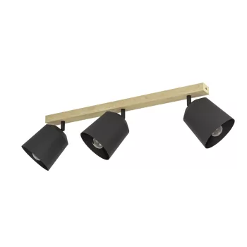   EGLO 900433 COTORRO beltéri spot lámpa, barna, fekete színben, E27 foglalattal, max 3X25W teljesítmény, IP20 védelemmel, 2 év garanciával ( EGLO 900433 )