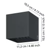 EGLO 900445 CALPINO 2 kültéri fali lámpa, antracit színben, 680lm, 2X3,3W teljesítménnyel, IP54 védelemmel, 3000K, 5 év garanciával ( EGLO 900445 )
