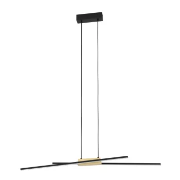   EGLO 900489 PANAGRIA beltéri függeszték, fekete, barna színben, 3120lm, 2X13W teljesítménnyel, IP20 védelemmel, 3000K, 5 év garanciával ( EGLO 900489 )