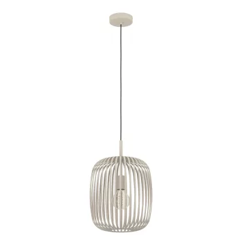   EGLO 900496 ROMAZZINA beltéri függeszték, homok szín színben, E27 foglalattal, max 1X40W teljesítmény, IP20 védelemmel, 2 év garanciával ( EGLO 900496 )