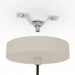 EGLO 900496 ROMAZZINA beltéri függeszték, homok szín színben, E27 foglalattal, max 1X40W teljesítmény, IP20 védelemmel, 2 év garanciával ( EGLO 900496 )