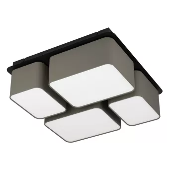   EGLO 900524 MORDAZO beltéri mennyezeti lámpa, fekete színben, E27 foglalattal, max 4X28W teljesítmény, IP20 védelemmel, 2 év garanciával ( EGLO 900524 )