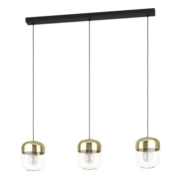  EGLO 900551 MARYVILLA beltéri függeszték, fekete, bronz színben, E27 foglalattal, max 3X40W teljesítmény, IP20 védelemmel, 2 év garanciával ( EGLO 900551 )