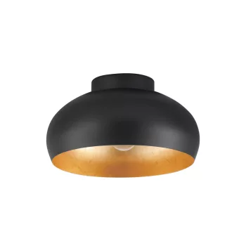   EGLO 900554 MOGANO 2 beltéri mennyezeti lámpa, fekete, arany színben, E27 foglalattal, max 1X40W teljesítmény, IP20 védelemmel, 2 év garanciával ( EGLO 900554 )