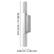 EGLO 900618 ALCUDIA beltéri tükörvilágító, króm színben, 1200lm, 2X5,5W teljesítménnyel, IP44 védelemmel, 3000K, 5 év garanciával ( EGLO 900618 )