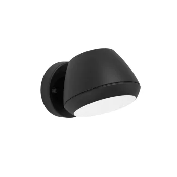   EGLO 900675 NIVAROLO kültéri fali lámpa, fekete színben, GU10 foglalattal, max 1X4,6W teljesítmény, IP44 védelemmel, 2 év garanciával ( EGLO 900675 )