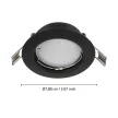 EGLO 900754 PENETO beltéri süllyesztett lámpa, fekete színben, GU10 foglalattal, max 3X2,8W teljesítmény, IP20 védelemmel, 5 év garanciával ( EGLO 900754 )