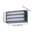 EGLO 900811 CAMARDA kültéri fali lámpa, antracit színben, E27 foglalattal, max 1X40W teljesítmény, IP54 védelemmel, 2 év garanciával ( EGLO 900811 )