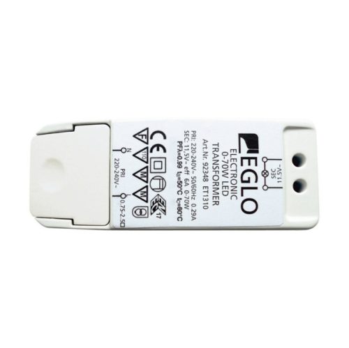 EGLO 92348 elekromos trafó LED és halogén lámpákhoz, fehér színben, MAX 0-70W / 0-40W teljesítménnyel ( EGLO 92348 )