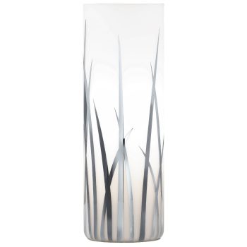   EGLO 92743 RIVATO, beltéri asztali lámpa, E27 foglalattal, MAX 1X60W teljesítménnyel, IP20, fehér, króm / lakozott üveg búrával, zsinórkapcsolóval