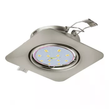   EGLO 94264 PENETO süllyesztett lámpa, matt nikkel színben, MAX 1X5W teljesítménnyel, GU10 foglalattal, kapcsoló nélkül, IP20 védettséggel ( EGLO 94264 )