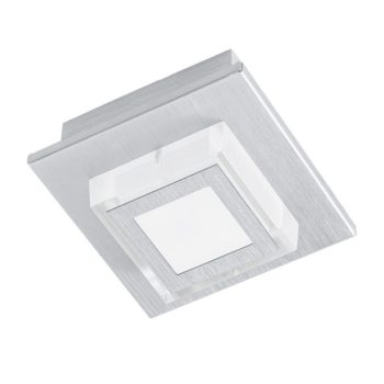   EGLO 94505 MASIANO beltéri LED-es fali-mennyezeti lámpa, csiszolt alumínium színben, MAX 1X3,3W teljesítménnyel, LED fényforrással ( cserélhető), 3000K színhőmérséklettel, IP20 ( EGLO 94505 )