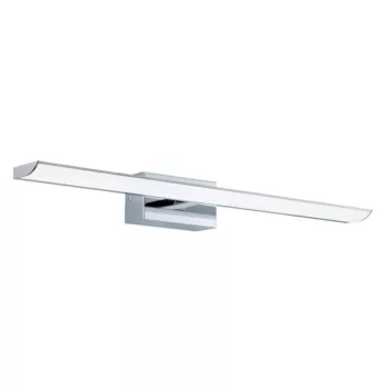   EGLO 94613 TABIANO, beltéri LED-es tükörvilágító, LED foglalattal, MAX 3X3,2W teljesítménnyel, 900lm, 4000 K, króm / acél lámpatest, IP20, fehér / műanyag búrával, LED nem cserélhető, kapcsoló nélkül