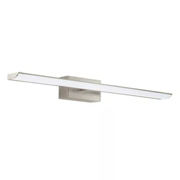  EGLO 94615 TABIANO, beltéri LED-es tükörvilágító, LED foglalattal, MAX 3X3,2W teljesítménnyel, 900lm, 4000 K, matt nikkel / acél lámpatest, IP20, fehér / műanyag búrával, LED nem cserélhető, kapcsoló nélkül
