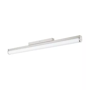   EGLO 94717 CALNOVA, beltéri IP44-es LED-es fali lámpa, LED foglalattal, MAX 24W teljesítménnyel, 2200lm, 4000 K, matt nikkel / acél lámpatest, fehér / szatinált üveg búrával, LED nem cserélhető, kapcsoló nélkül