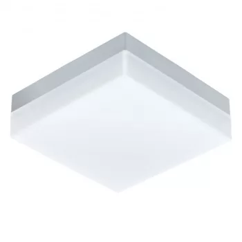   EGLO 94871 SONELLA, kültéri, IP44-es fali-mennyezeti lámpa, LED-es foglalattal, MAX 8,2W teljesítménnyel, 820 lm, 3000 K, fehér / műanyag lámpatest, kapcsoló nélküli, fehér / műanyag búrával, cserélhető LED