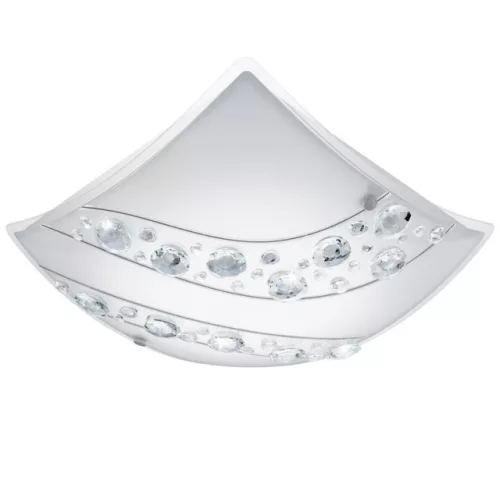 EGLO 95578 NERINI beltéri LED-es fali-mennyezeti lámpa, fehér színben, MAX 16W teljesítménnyel, LED fényforrással (cserélhető), 4000K színhőmérséklettel, kapcsoló nélkül, IP20 védettséggel (EGLO 95578